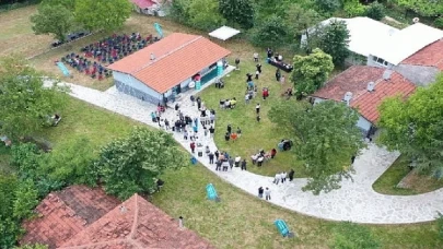 Üçpınar’daki eski köy okulu konuk evi oldu