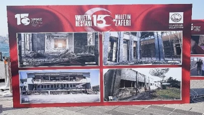 Üsküdar Meydanında 15 Temmuz Demokrasi ve Milli Birlik Günü Sergisi düzenlendi