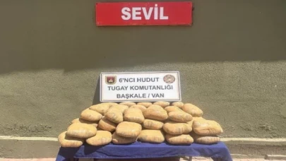 Van’da 130 kilogram toz esrar ele geçirildi