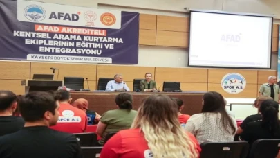 AFAD’dan Kayseri’de eğitim ve seminer