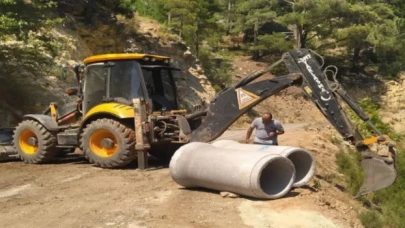 Alanya Taşatan grup yolunda bakım onarım