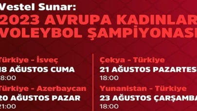 Avrupa Kadınlar Voleybol Şampiyonası Heyecanı Vestel Amfi’de Yaşanacak!