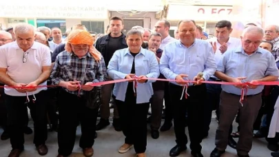 Aydın Büyükşehir Belediye Başkanı Özlem Çerçioğlu Çine Peynir Halı Kapalı Pazar Yeri’nin Açılışına Katıldı