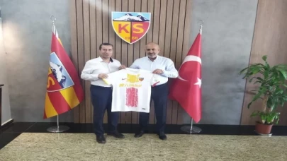 CHP Kayseri’den Kayserispor’a ziyaret