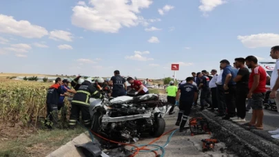 Edirne’de trafik kazası: 1 polis yaşamını yitirdi, 2’si polis 5 kişi yaralandı