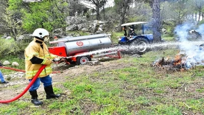 İzmir’de orman yangınlarıyla mücadelede büyük başarı