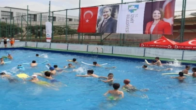 İzmit’te sportif yüzme havuzu açıldı