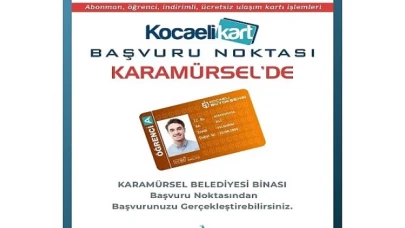 Karamürsel Seyahat Kartları Ofisi hizmete başlıyor