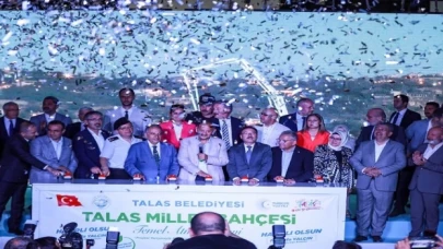 Kayseri Talas Millet Bahçesi’ne ilk harç