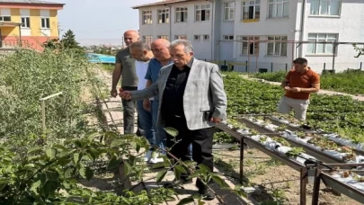 Kayseri Talas’ta örnek deneme bahçeleri