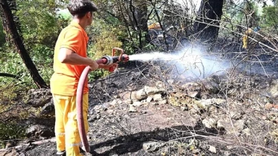 Kemer’de korkutan yangın büyümeden kontrol altına alındı