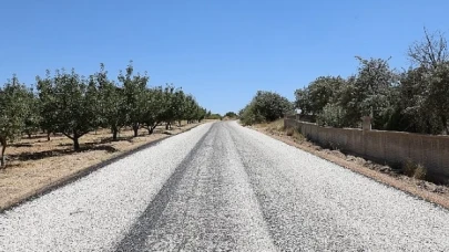 Konya Büyükşehir Bozkır-Harmanpınar Mahalle Yolunu Tamamladı