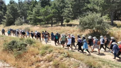 Konya’da doğa tutkunları Doğanhisar’da yürüdü