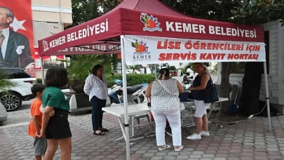 Lise öğrencilerinin ücretsiz servis kayıt işlemleri devam ediyor