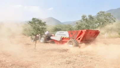 Manisa’nın taşlı arazileri verimli tarlalara dönüşüyor