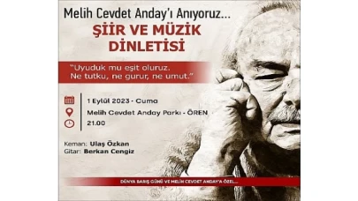 Milas Belediyesi’nden Melih Cevdet Anday’ı anma etkinliği