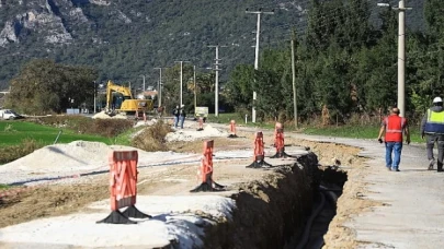 Muğla Büyükşehir Ören Kanalizasyon Projesinin Yüzde 30’unu Tamamladı