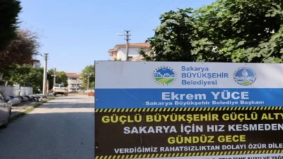 Sakarya’da Erenler’in altyapı projesi hızlı başladı