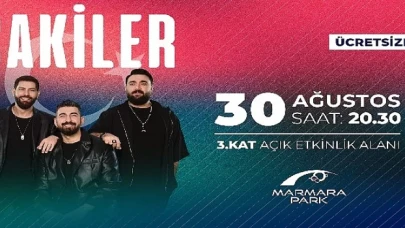 Sakiler, 30 Ağustos’ta Marmara Park AVM’de