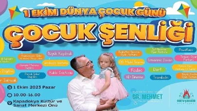 1 Ekim Dünya Çocuk Günü’nde çocuklar doyasıya eğlenecek