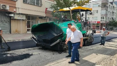 Başkan Selvitopu asfalt çalışmalarını yine yerinde denetledi