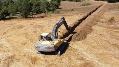 Bilecik Pazaryeri Dereköy sulaması devam ediyor