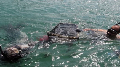 Bodrum’da deniz dibi temizliği sürüyor