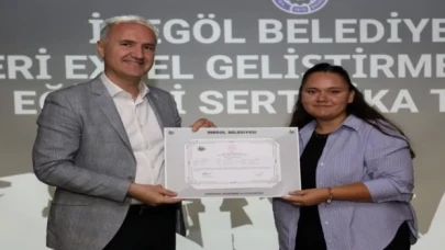 Bursa İnegöl’de hizmet içi eğitimde sertifikalandılar