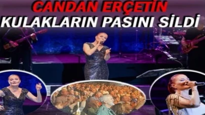 Candan Erçetin kulakların pasını sildi