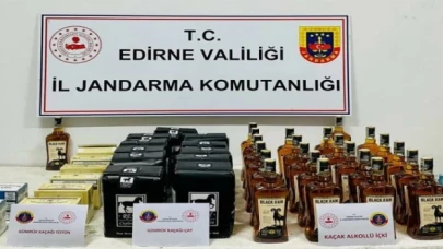 Edirne’de gümrük kaçaklarına el konuldu