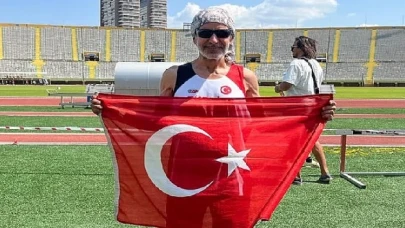 Egeli akademisyen Prof. Dr. Levent Ballice “32. Balkan Masterler Atletizm Şampiyonası”nda ikinci oldu