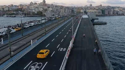 Galata Köprüsü’ndeki çalışma planlanandan önce bitirildi