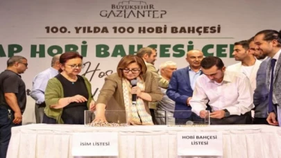 Gaziantep’te 5’ncü Hobi Bahçeleri kuraları çekildi