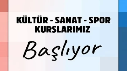 Gaziemir’de kültür, sanat ve spor kurslarına kayıtlar başladı