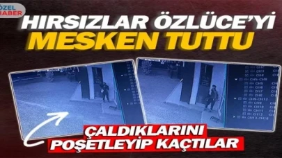 Hırsızlar Özlüce’yi mesken tuttu