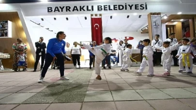 İzmir Fuarı’nda Bayraklı Belediyesi fark yarattı