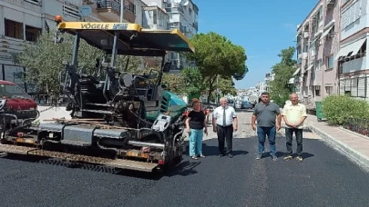 Karabağlar’da asfalt çalışmaları hız kesmedi