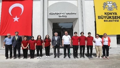 Konya Lisesi Konferans ve Spor Salonu Hizmete Açıldı