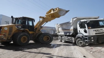 Nevşehir Sanayi Bölgesi’nde asfalt çalışması