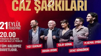 “Nâzım’a Caz Şarkıları” Yenişehir’de