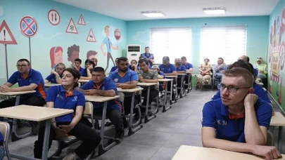 Özel öğrenciler Trafik Eğitim Merkezi’nde hem eğlendi hem öğrendi