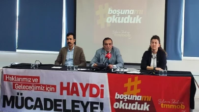 TMMOB'dan ”Boşuna mı okuduk” kampanyası