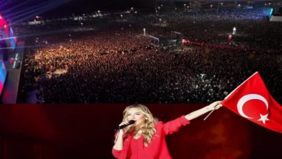 Ankara’da Hadise çıktı! Muhteşem Cumhuriyet konseri