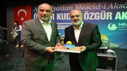 Başkan Sandıkçı: “Kudüs özgür değilse, dünya tutsaktır”