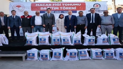 Çiftçiye 146 tonluk Macar fiği desteği