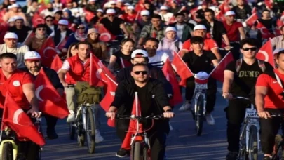 Cumhuriyet’in 100’üncü yılı için pedalladılar