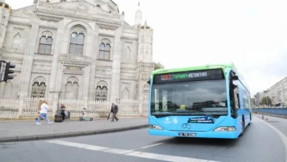 Elektrikli otobüs İstanbul sokaklarında