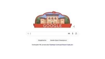 Google'dan Türkiye Cumhuriyeti'nin 100. yılına özel tasarım