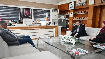 İl Milli Eğitim Müdürü Kaygusuz’dan Başkan Topaloğlu’na Ziyaret