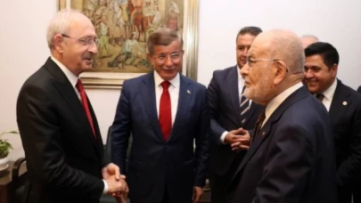 Karamollaoğlu ve Davutoğlu Kılıçdaroğlu'nu ziyaret etti